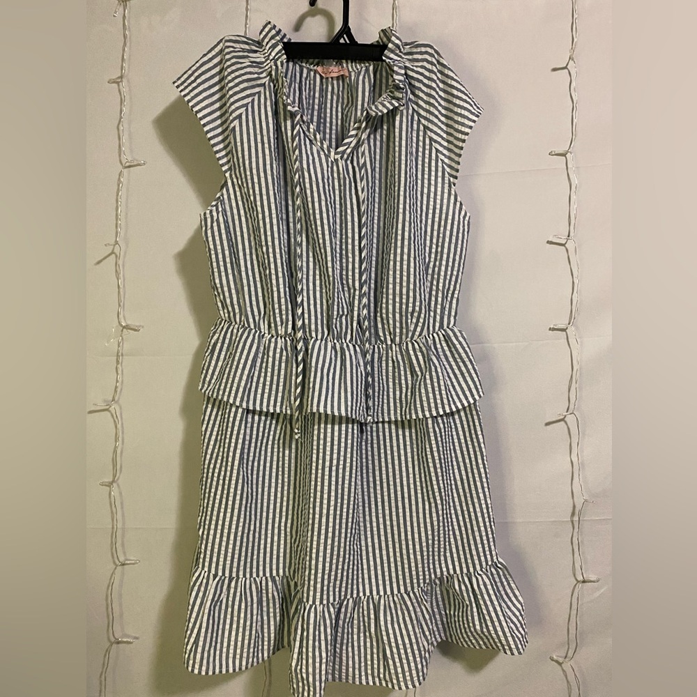 Striped Sleeveless Dress